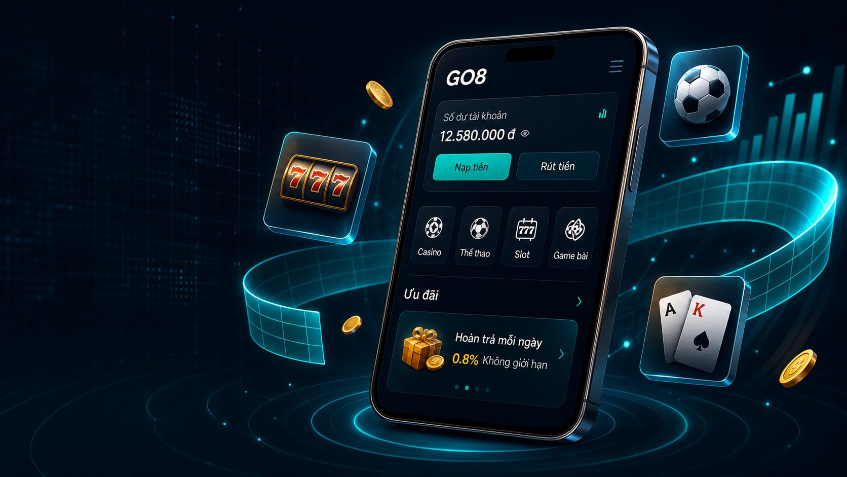 Bảng điều khiển giải trí GO8